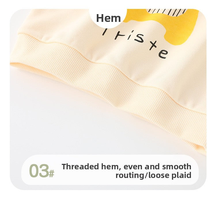 Spring and Autumn New Children's Long Sleeve Sweatshirt Toddler Base Shirt Boys and Girls Autumn Outfit Baby Top Infant Clothing Children's Wear