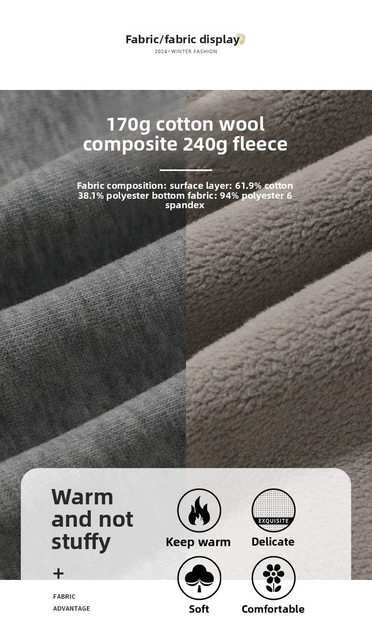 Pudding Haru Bear Plush Doll Children's Sweatshirt 2024 Autumn Winter New Fleece Thickened Girls' Cartoon Sweatshirt